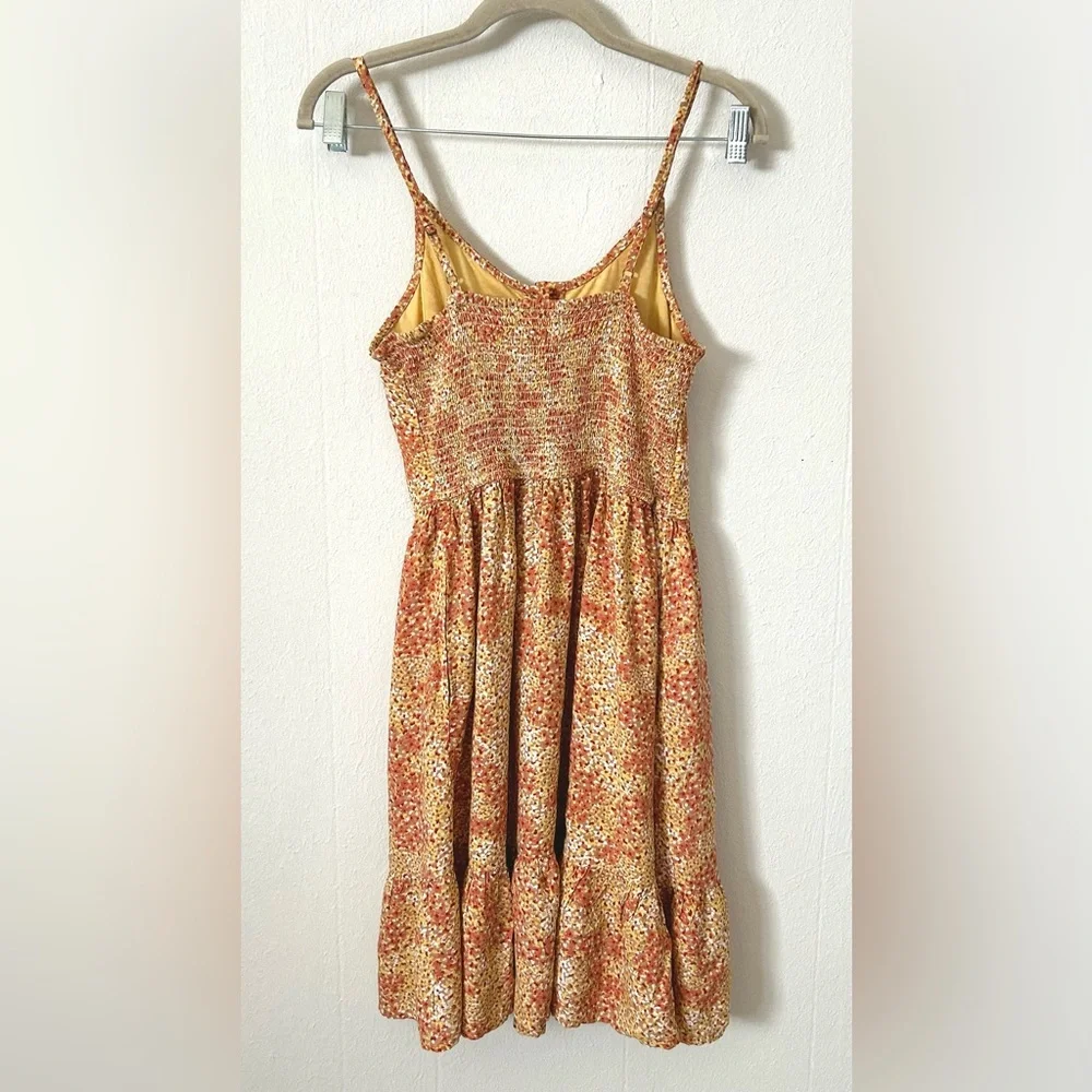 tj maxx yellow button down dress small - Picture 2 of 4